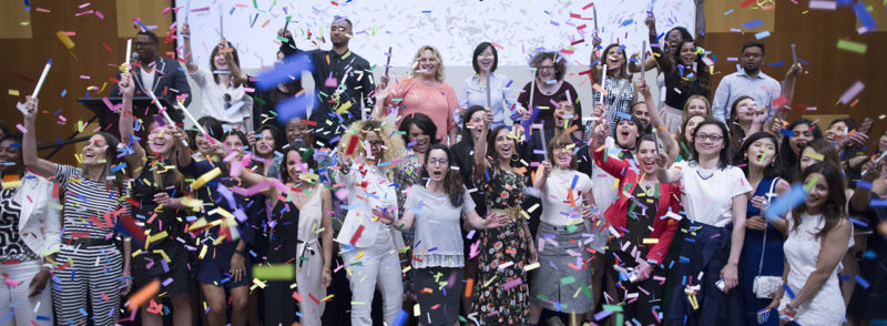 General atmosphere during the FIT CPS Graduation Ceremony in the Great Hall at FIT in New York City. © LAN