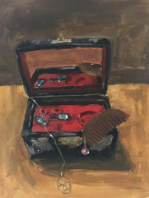 Made in Korea, gouache on canvas paper, by Julia Yi.