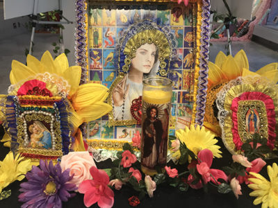 Divina, multimedia installation, by Ana Rivera.