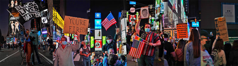 NYC during the BLM protests 