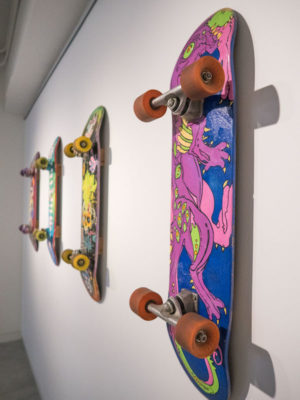 skateboard art