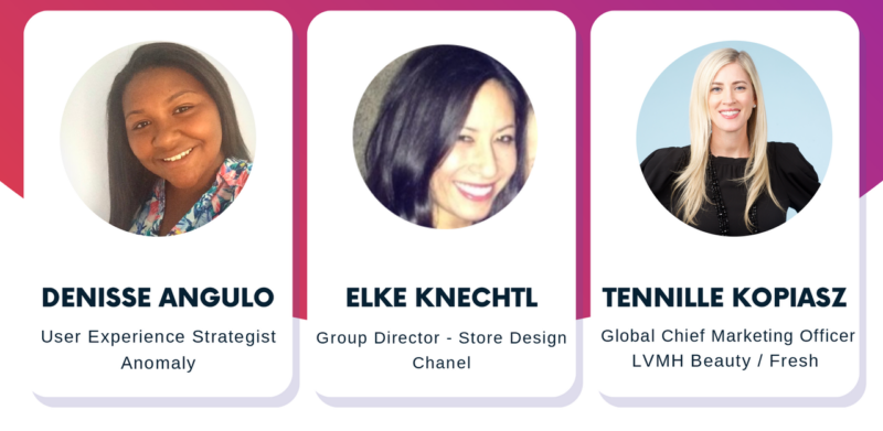 photos of Denisse Angulo, Elke Knechtl, Tennille Kopiasz and their job descriptions