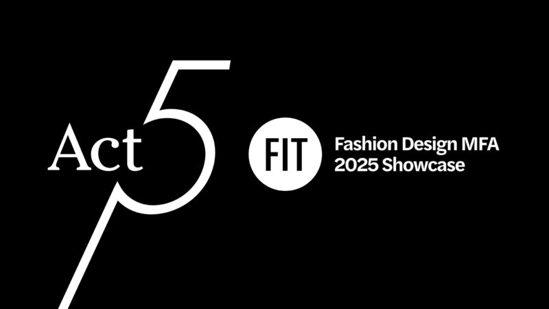 logo for Act 5, the Fashion Design MFA 2025 fashion show