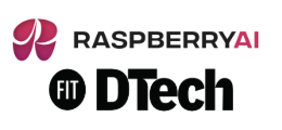 Raspberry.ai logo and DTech logo