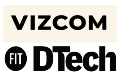 Vizcom and DTech logos
