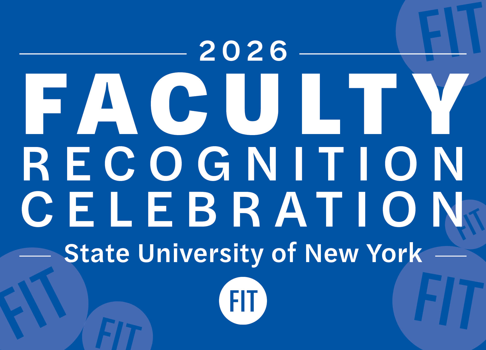 logo for 2026 Faculty Recognition Celebration