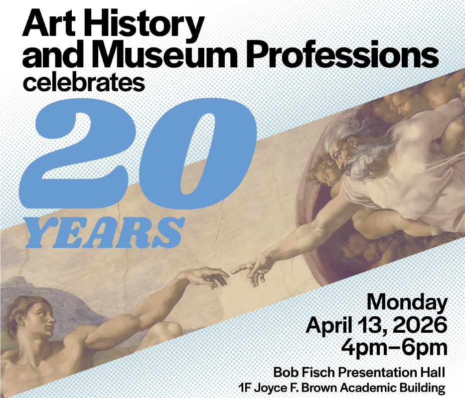 Flyer for event with image of Sistine Chapel