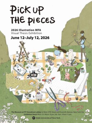 poster for Pick Up the Pieces exhibition