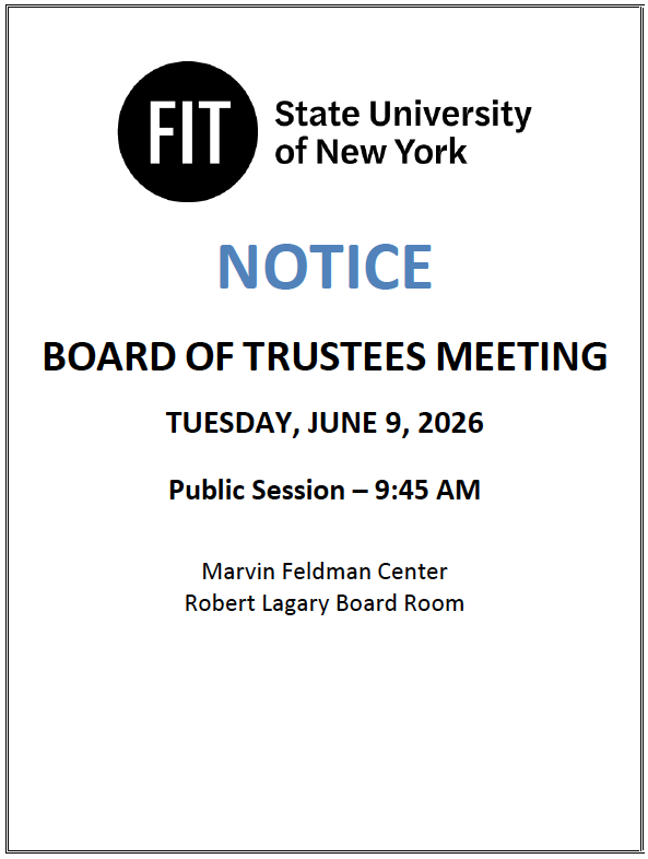 flyer for June 2026 Board of Trustees meeting