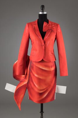 red suit on a mannequin