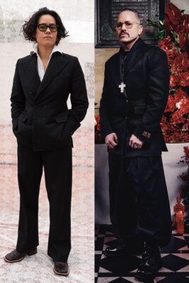 portrait photos of Bárbara Sánchez-Kane and Willy Chavarria