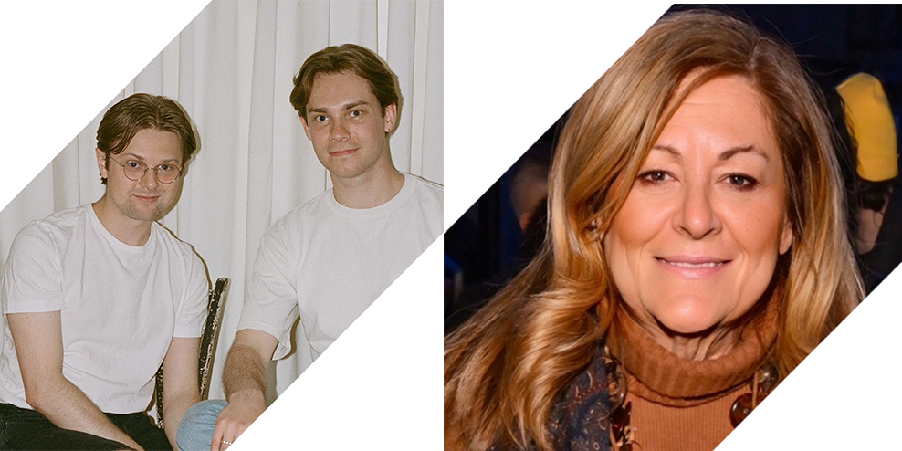 Tanner Richie and Fletcher Kassel and Fern Mallis